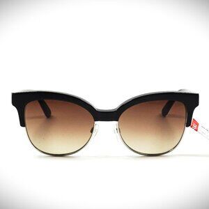 BALENCIAGA BA 144 05F Brown Gradient Lenses Half Rim 55-18--140 Sunglasses
